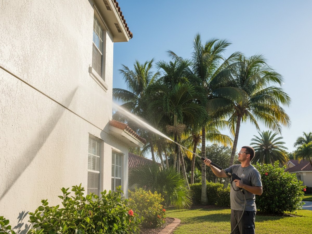 House and exterior washing
